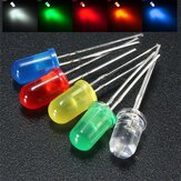50Pcs 5mm Round Red Green Blue Yellow White Color Diffused LED Light Diode Lamp