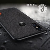Capa protetora resistente a choques de borda de silicone macio em tecido de luxo para Xiaomi Mi MIX 3 da Bakeey
