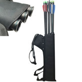 Mochila de arquería para 3 tubos de quiver Soporte de flechas Mochila de caza para arco recurvado compuesto Longbow