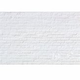 Toile de fond en vinyle de 7x5FT avec mur de briques blanches pour la photographie de studio