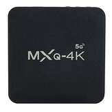 MXQ 4K RAM 4GB ROM 64GB 5G Wifi Android 10.1 4K TV Caixa H.265 VP9 Decodificador de vídeo US Plug