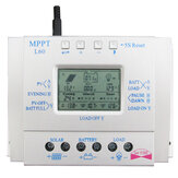 L60 60A 12V/24V Auto LCD MPPT Solar Battery Charge Controller High Efficiency Solar Tracking System 