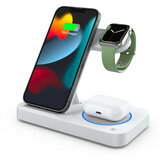 Station de charge sans fil pliable 4 en 1 de 100W pour iPhone 14 13Pro Apple Watch 7/6 pour les chargeurs Samsung Galaxy Watch 4/3 S22 S21