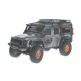 HB Toys ZP1001 1/10 2.4G 4WD Rc Coche Control proporcional Vehículo retro con modelo luz LED RTR 