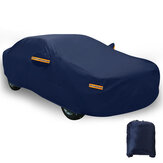 Ciemnoniebieska pokrywa samochodowa na całe auto, odporna na wodę, deszcz, ciepło, kurz i promieniowanie UV