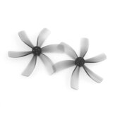 2 Pairs HQprop Durable Prop T63mmx6 63mm 6-blade Light Grey Propeller Poly Carbonate for Whoop RC Drone FPV Racing