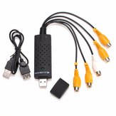 DC 5V USB Video Capture Card TV Tuner LED VCR DVD Audio Adapter Converter for PC