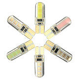 T10 W5W COB LED autó oldalsó ékjelző lámpák Canbus hibamentes licenc izzó lágy gél 2W 1db