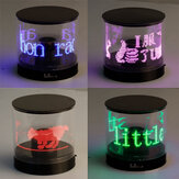 Lumière rotative LED électronique, Lumière rotative POV électronique, Concours créatif de lumières LED assemblées, Chargement USB 5V