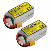 2Pcs Batteria LiPo TATTU R-Line Versione 4.0 V4 22.2V 1400mAh 130C 6S con Connettore XT60 per Drone RC