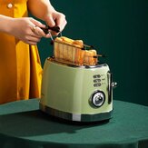 OCOOKER CR-DSL01 Automatischer Toaster mit doppelseitigem Backen, Auftauen und automatischer Abschaltung 800W