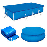 Rechthoekige/ronde opblaasbare zwembad stofdichte beschermhoes familiebadkuip Easy Set Pool Cover Protector Case