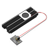 Rocketek M.2 Solid State Drive Lüfter Hearsink Wärmekühler Kühlung Silikon Therma Pads Kühler für M.2 NVMe SATA 2280 PCIE SSD