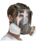 6800 Máscara completa antivaho para respirador de gas para pintura industrial, pulverización y protección contra vapores de gas orgánico en el trabajo de seguridad.