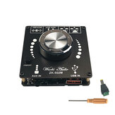 Мини-аудиоусилитель Wuzhi ZK-502M 2.0 Stereo 50W+50W с модулем Bluetooth Digital Amplifier 50W*2 AMP Amplificador Home Theater AUX USB