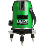UNI-T LM550G 5 Líneas Verde Nivel Láser 360 Grados Autonivelante Láser de Cruz