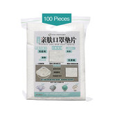 100Pcs Masque Filtre Non-Tissé Remplacement De Protection Respiratoire Filtres De Protection Pad