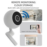 Megfigyelő Wifi IP kamera távoli interkom 1080P webkamera Beépített mikrofon Infravörös éjszakai látás Wifi megfigyelő kamera