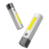 Linterna LED XANES® XPG3 con regulación continua y luz lateral COB recargable por USB y con salida para cargar tu móvil. Incluye batería 18650.