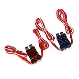 3DSWAY 12V 40W Improved 2 In 2 Out Hotend Kit with Thermistor For 3D Printer