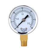 مقياس ضغط الهواء TS-Y50I 0-30 PSI للكمبريسر بوصة واحدة وجه تركيب جانبي 1/8 بوصة NPT هيدروليكي مقياس ضغط الهواء المضغوط فاحص قيا