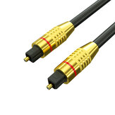 Kabel optyczny audio cyfrowy GCX Toslink męski do męskiego SPDIF Kabel optyczny światłowodowy do wzmacniaczy, odtwarzaczy Blu-ray, konsol Xbox, soundbarów