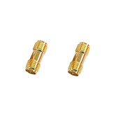 2PCS RP-SMA Female to RP-SMA Female RF Coaxial Adapter Connector