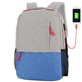 Mochila de nylon para acampamento ao ar livre de 25L com carregamento USB, impermeável, grande capacidade para laptop.