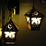 Lampe en bois LED DIY pour maison, décoration pour les festivals, éclairage de nuit décoratif Eid Mubarak Ramadan