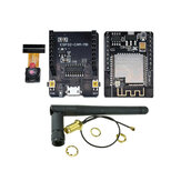 2PCS ESP32-CAM-MB-WiFi MICRO USB ESP32 Seriell til WiFi ESP32 CAM Utviklingskort CH340G 5V Bluetooth + OV2640 Kamera + 2.4G Antenne IPX