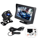 Monitor de pantalla LCD TFT de 4,3 pulgadas y 800 * 480 para cámara de visión trasera de respaldo de automóvil