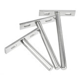 10 peças de suporte flutuante oculto de metal para prateleiras de 3/4/5 polegadas