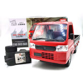 WPL & LDR/C WL01 RC Car 1/10 2.4G 2WD Full Scale Red Drift On-Road Electric Truck Vehicle Models With LED Light