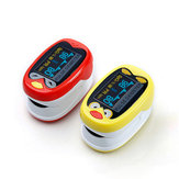 BOXYM LED Pulsossimetro pediatrico per bambini e neonati - monitor portatile per la misurazione della saturazione di ossigeno nel sangue SpO2 da 1 a 12 anni con batteria ricaricabile