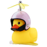 Motorcycle Bicycle Car Bell Wind Duck Riding Light Cycling Accessories Small Yellow Duck Helmet Child Horn