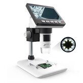 MUSTOOL G700 4,3 pouces HD 1080P Ordinateur de bureau portable LCD Prise en charge du microscope numérique 10 langues 8 luminosité élevée réglable LED avec support réglable Capture d'image Enregistrement vidéo