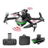 LSRC-S5S 2.4G WIFI FPV With 6K HD Dual Camera 18mins Flight Time Optical Flow Positioning Brushless Foldable RC Drone Quadcopter RTF