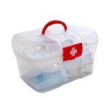Aufbewahrungsbox für Notfallwerkzeuge und -medikamente, Organizer für die häusliche Gesundheitsaufbewahrung, große Größe 27 * 18 * 16,5 cm