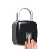 P3 Smart Fingerprint Door cerradura Padlock Safe USB Carga Impermeable Keyless Anti Robo cerradura