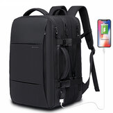 BANGE BG-1908 16'' 38L Expandable Large Capacity USB Tactical Backpack 15.6 inch Laptop Luggage Suitcase Bag Waterproof Camping Travel Rucksack
