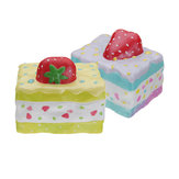 Kiibru Strawberry Mousse Cake Squishy 10*8*8.5CM Licensed Slow Rising With Packaging Collection Gift