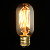 Kingso Dimmable E27 T45 60W Retro Edison Incandescent Light Bulb for Living Room Bedroom AC220V