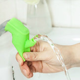 Хонана высокое эластичное устройство для продления крана в ванной комнате из силикагеля для мытья зубов детей