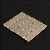 5 Stück N35 40x10x3mm starke Blockmagnete Seltene Erden Neodym Magnete
