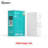SONOFF Pow Origin 16A واي فاي ذكي مفتاح قابس قابل للتحميل حامي الحمل الزائد جهاز إرسال ريلاي لقياس الطاقة مع عبارة eWeLink Alexa Google Home POWR316