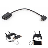 Convertidor de Datos del Transmisor Cable USB Externo Conectado Smartphone Tabletas para DJI Spark Mavic Pro