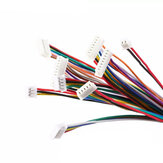 10 piezas de conector de terminal de enchufe de cable JST de 1,25 mm 2PIN / 3PIN / 4PIN / 5PIN individual / doble micro mini DIY de 30CM para batería de modelo RC