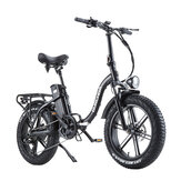 [EU DIRECT] BURCHDA R8WS Bicicleta Elétrica Bateria de 48V 20AH Motor de 800W Pneus de 20x4.0 polegadas Alcance de 80-90KM Carga máxima de 180KG Bicicleta Elétrica Dobrável