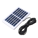 لوح طاقة شمسية بوليسيليكون مصغر 5 واط 6 فولت USB لوحة طاقة شمسية شاحن