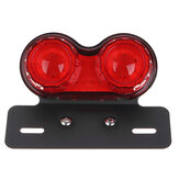 12V Motoros hátsó lámpa LED féklámpa, tolatólámpa és rendszám lámpa piros színben